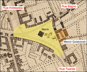 La place Grzybowski en 1808