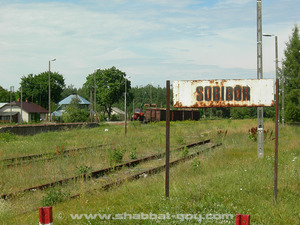 A proximité du site du camp d'extermination de Sobibór