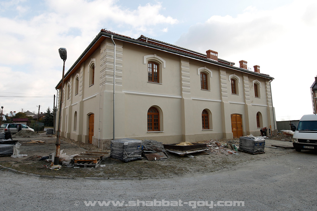 La synagogue restaurée de Cieszanów