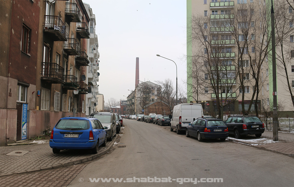 La rue Bródnowska en 2018