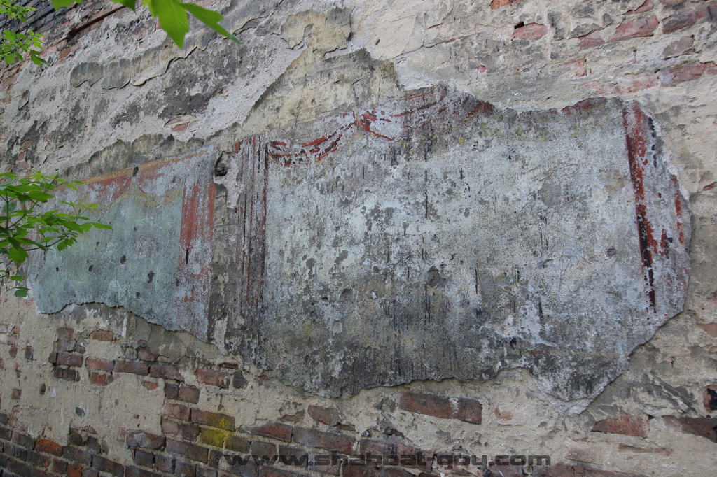Vestiges de polychromies de la maison de prières du 38 de la rue Targowa