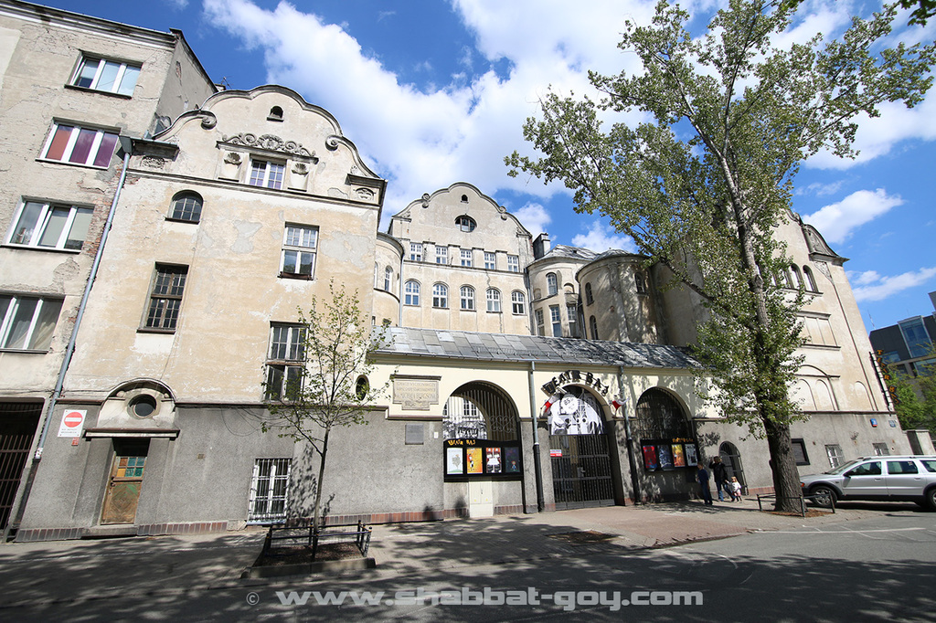 Le bâtiment Michał Bergson où se trouvait une maison de prières