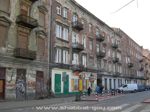 Immeuble de l'ancienne maison de prières du 11 de la rue Brzeska