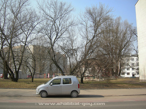 Lieu où se trouvait le 25 de la rue Radzymińska
