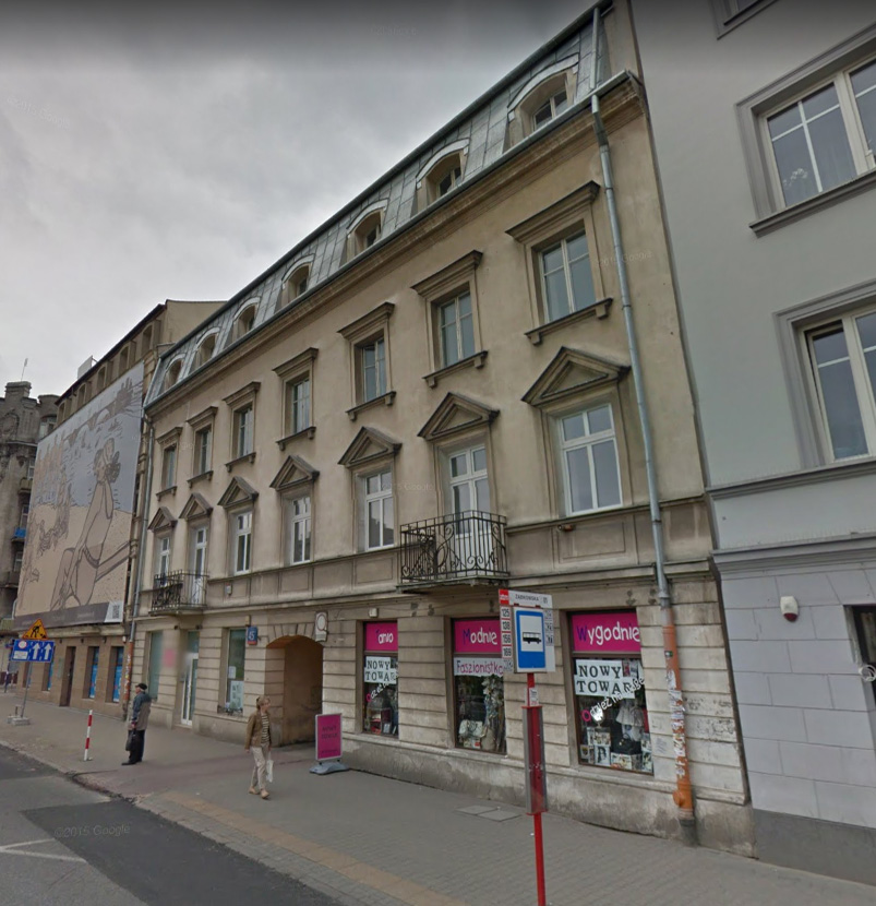 Immeuble de l'ancienne maison de prières du 45 de la rue Targowa