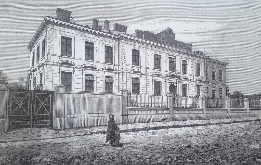L'hôpital Bersohn et Bauman vu de la rue Śliska